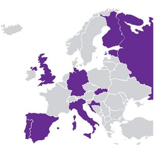 Map of PROMISE European partners