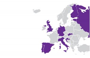 Map of PROMISE European partners