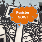 Register NOW graffiti